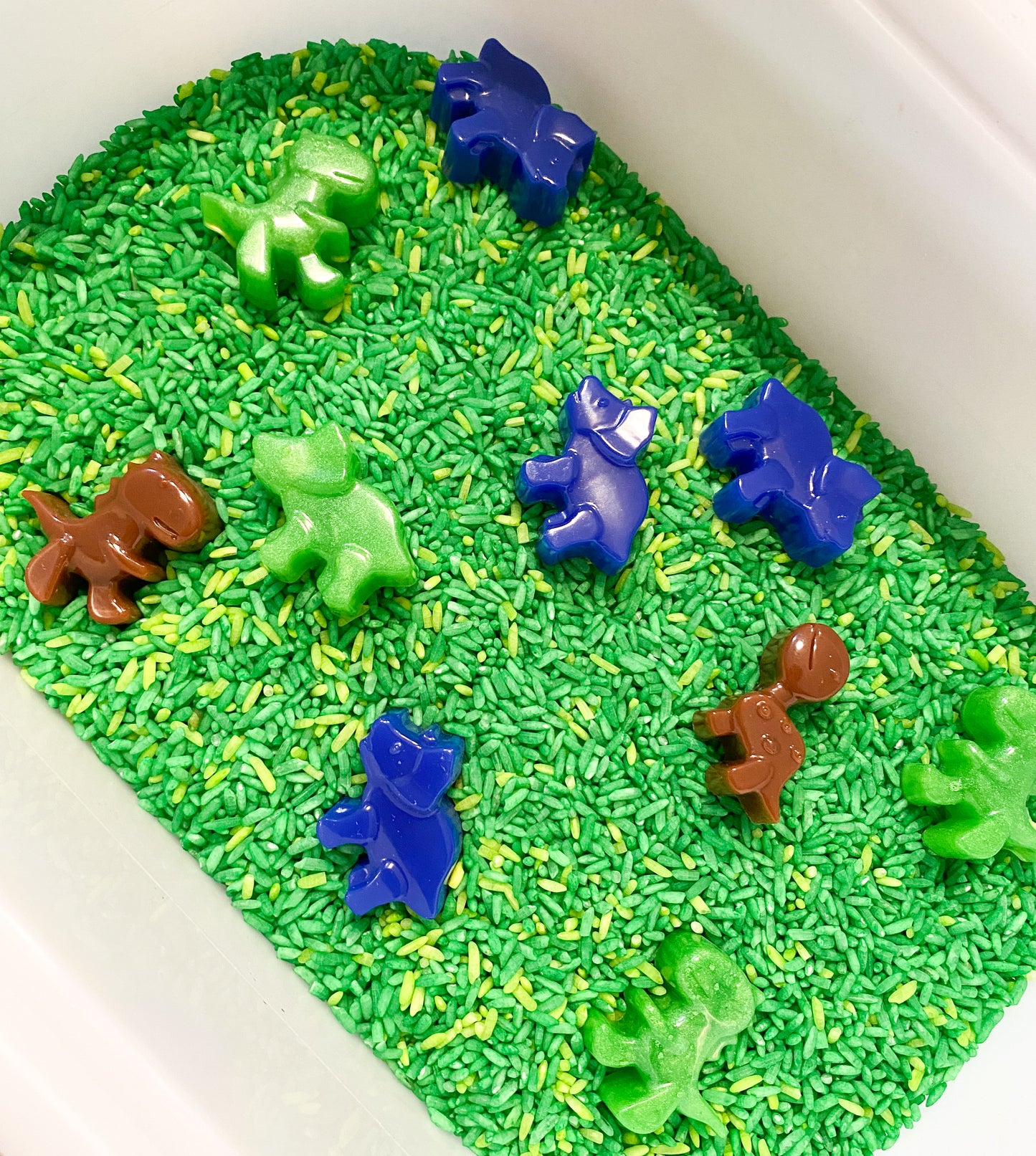 Resin Dino Math Sensory Kit - Counting Board for Flisat Table & Sensory Kit - Flisat Insert Counting Board