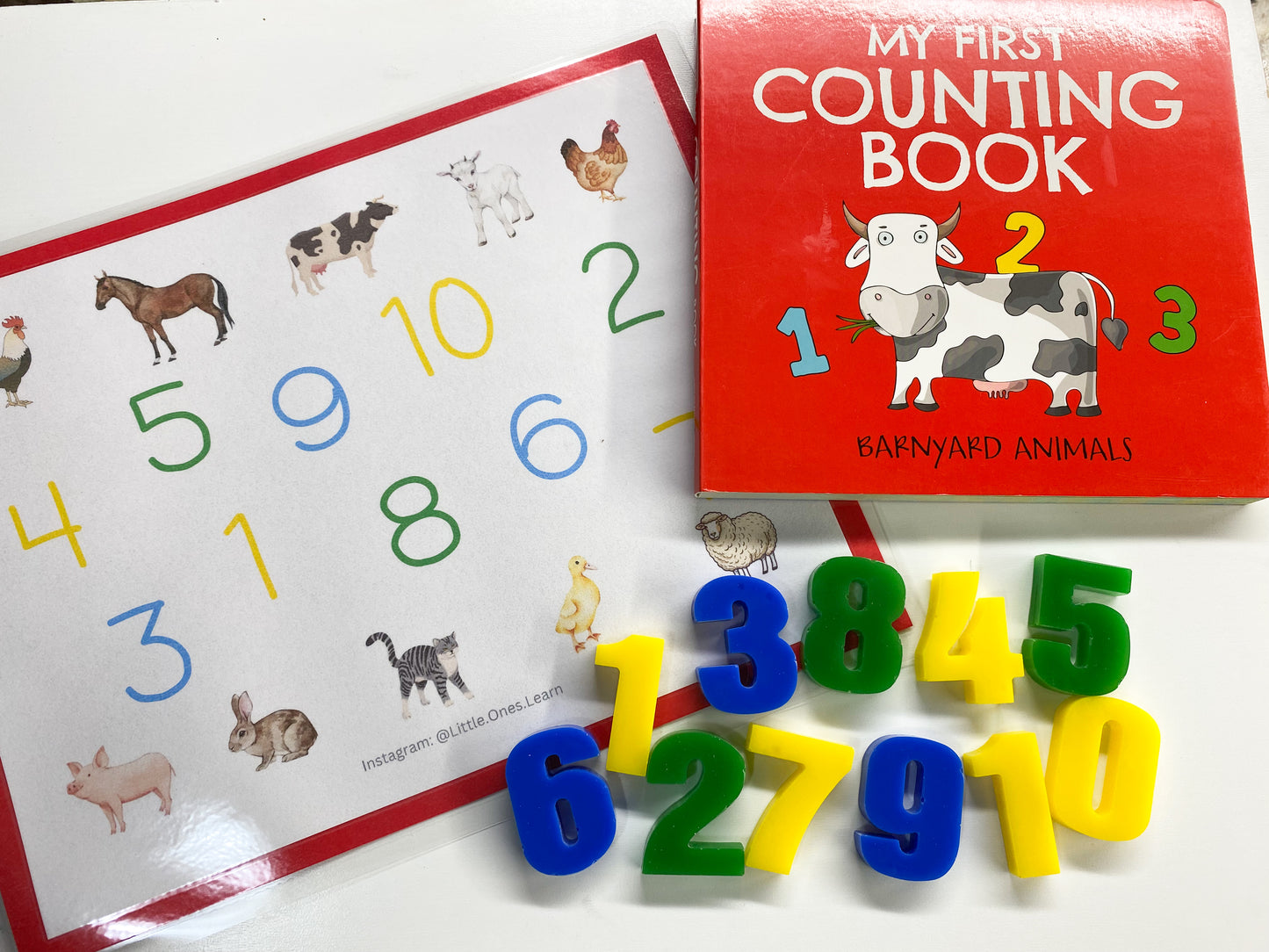 Barnyard Animals First Counting Book