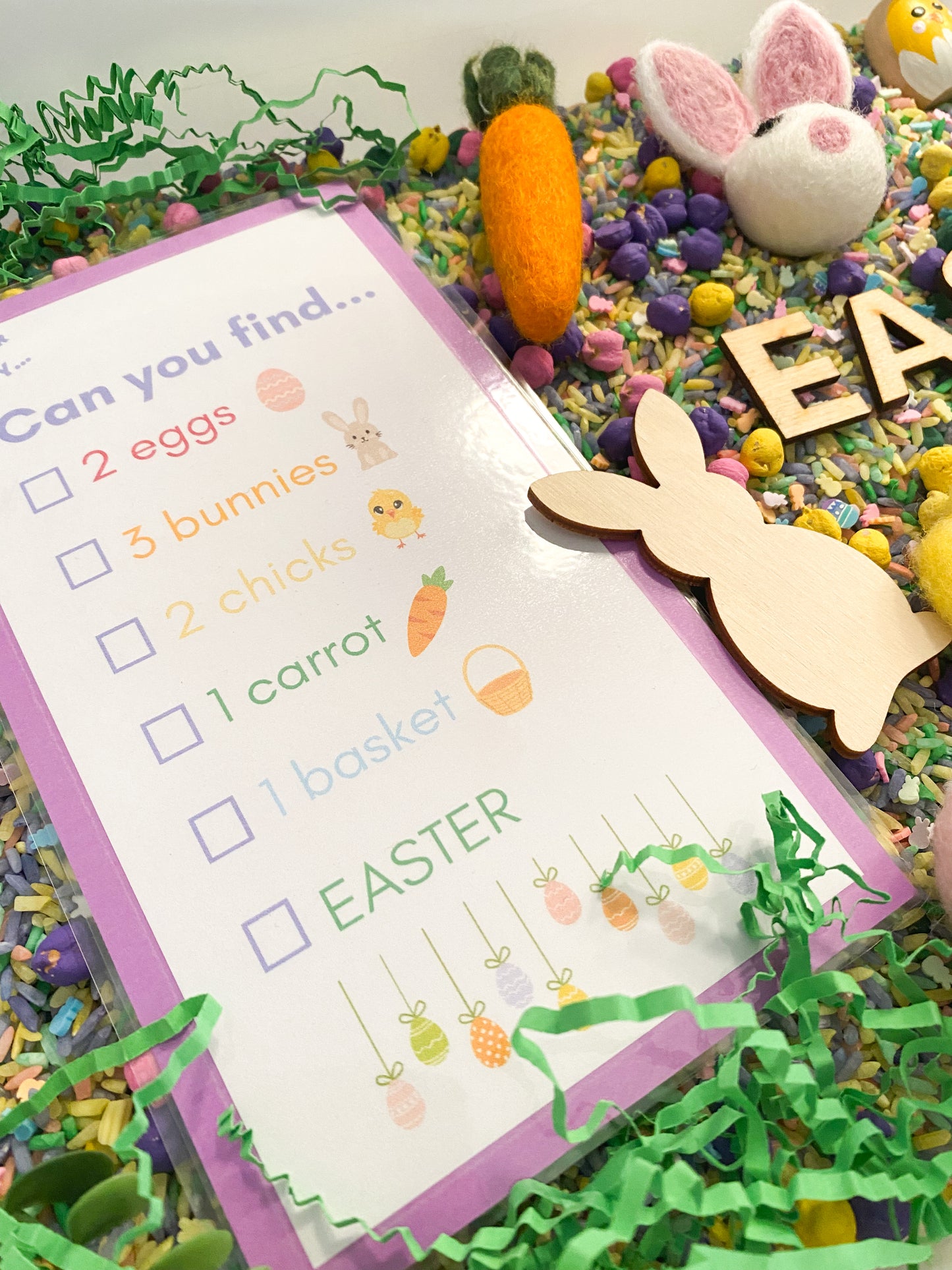 Easter I Spy Sensory Kit - Easter Sensory Bin