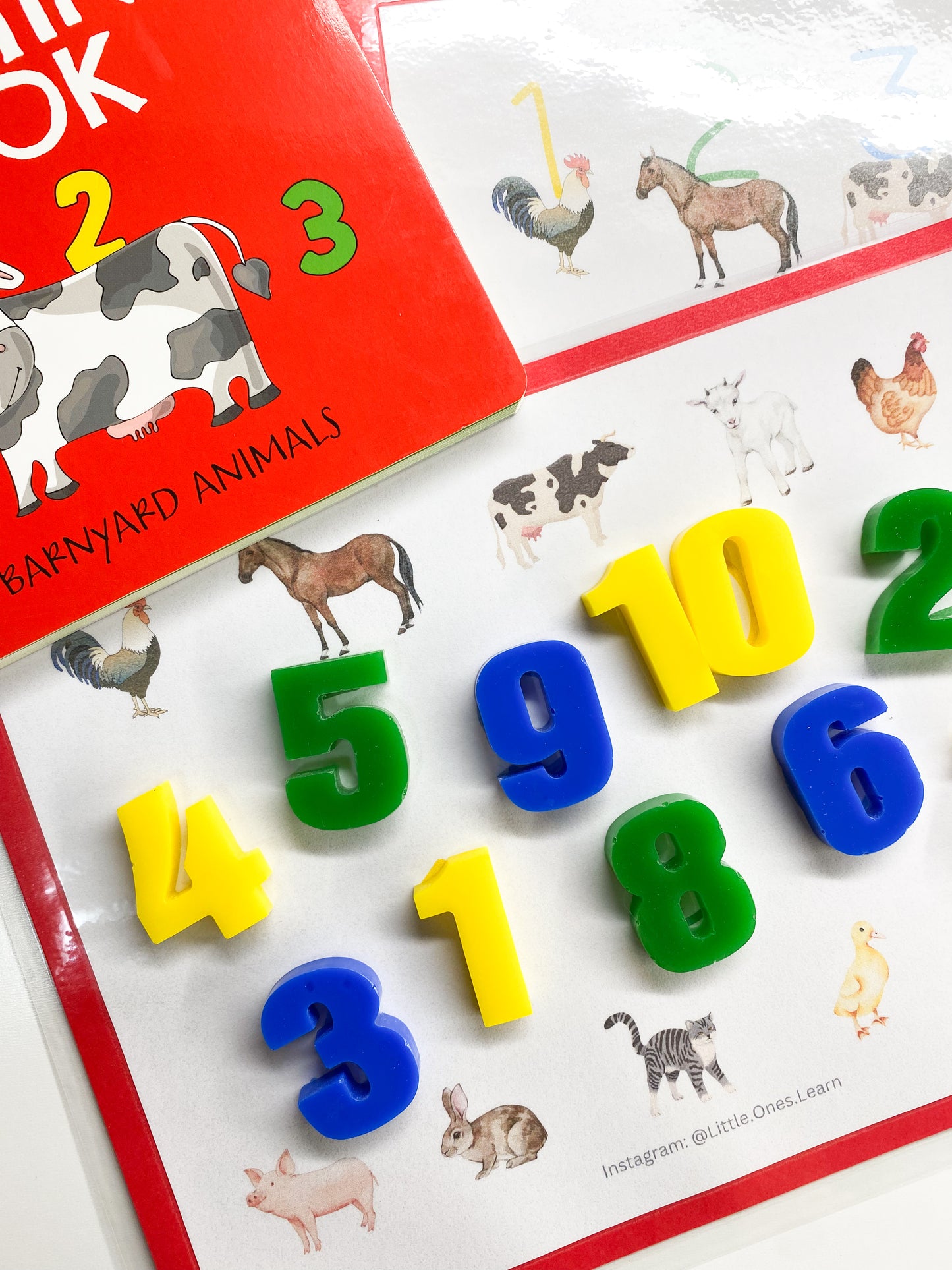 Barnyard Animals First Counting Book