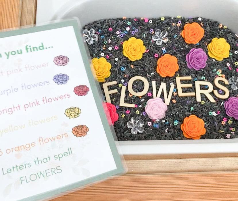 Flower I Spy Sensory Kit