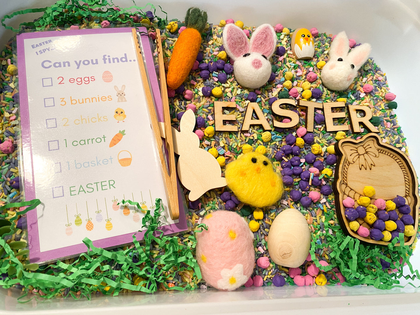 Easter I Spy Sensory Kit - Easter Sensory Bin