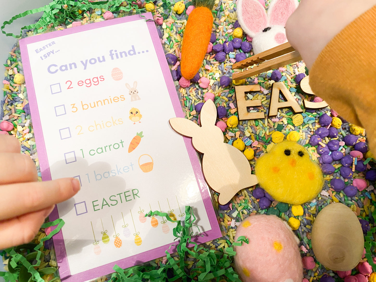 Easter I Spy Sensory Kit - Easter Sensory Bin