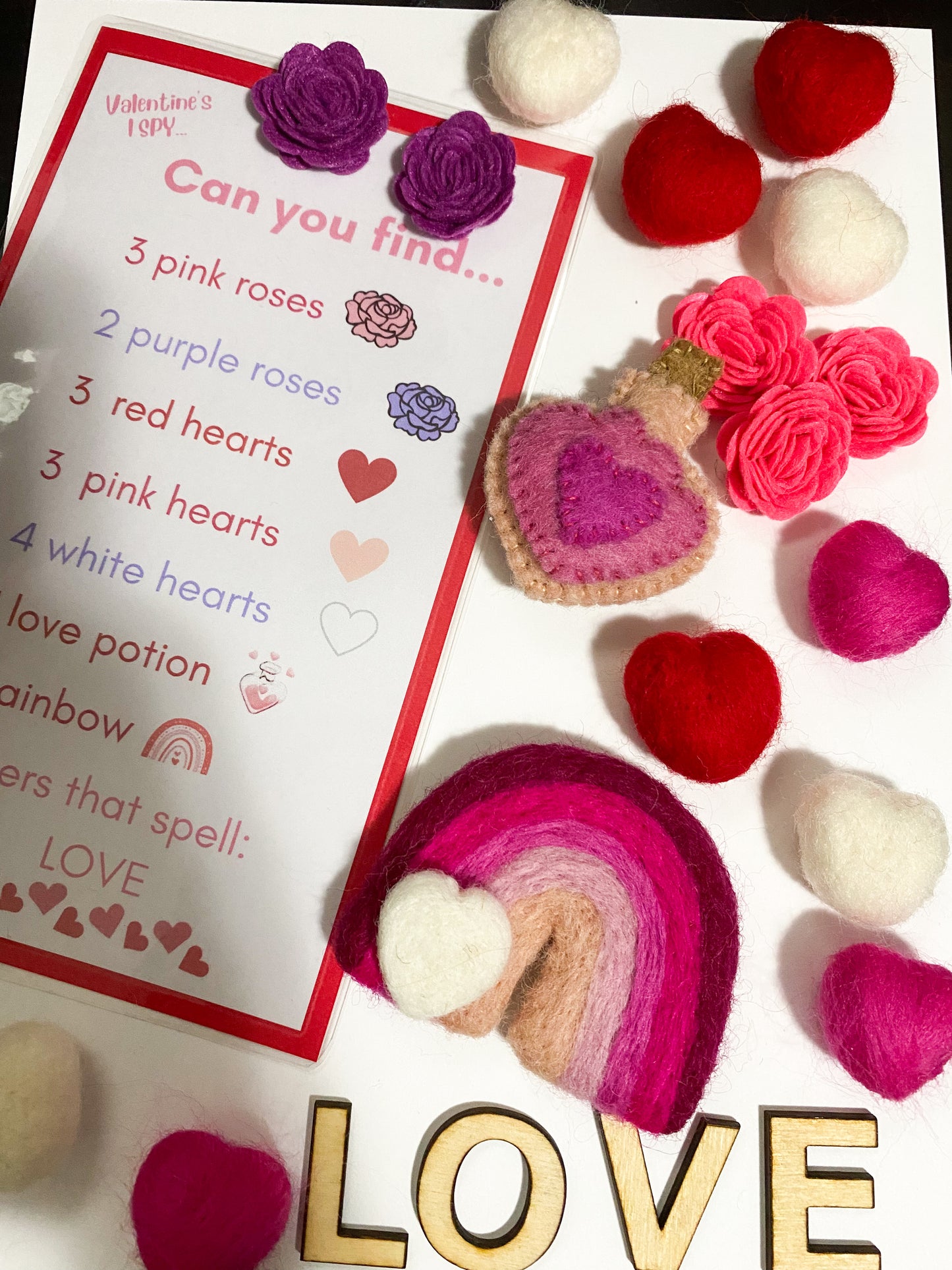 I Spy Sensory Kit for Valentines Day - Valentine’s Day Sensory Kit