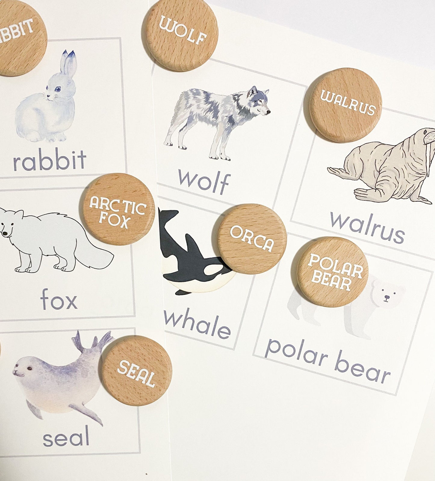 Printable Winter Themed Literacy & Math Bundle - Winter Math Activity - Winter ABC Activity