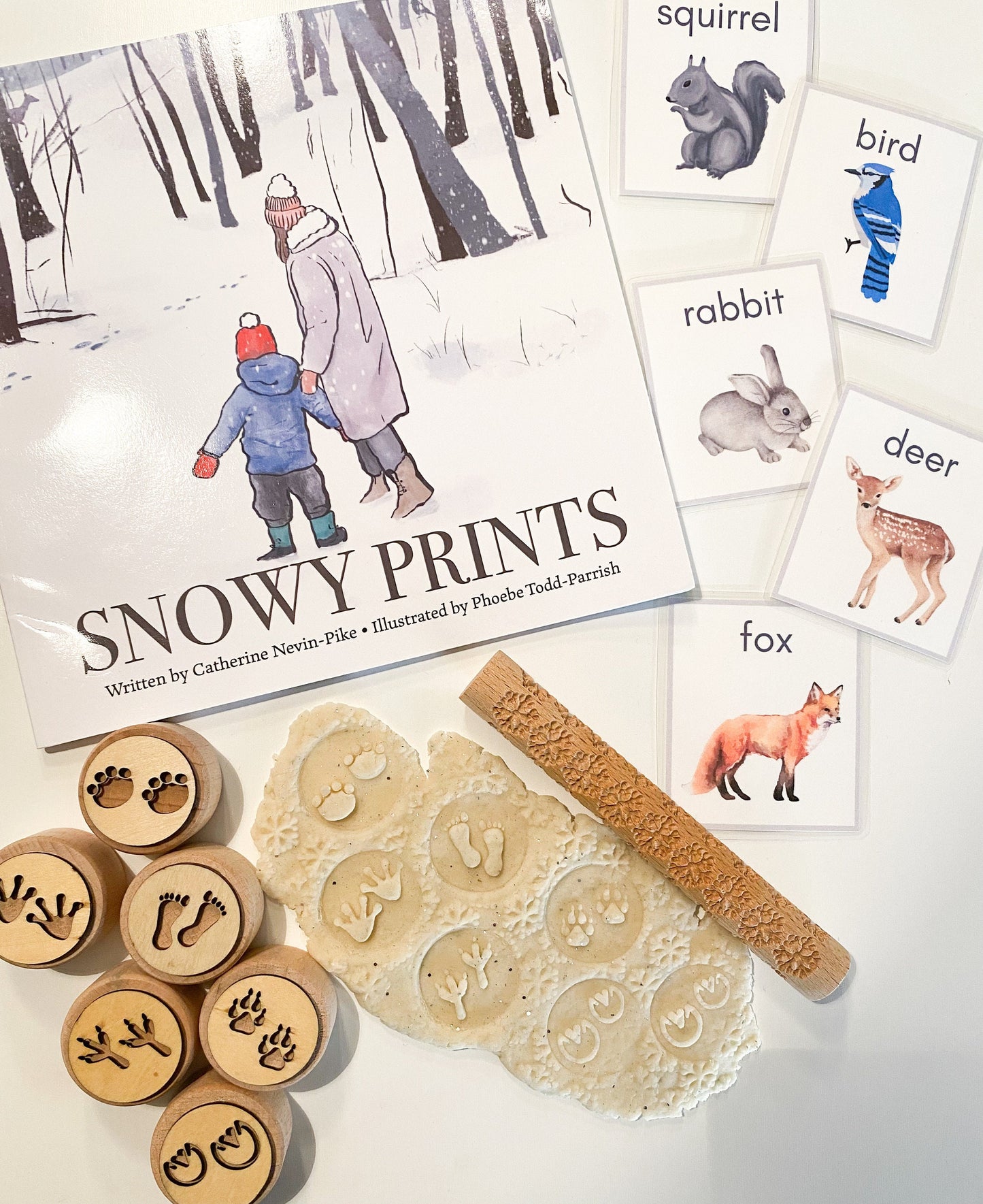 Printable Winter Themed Literacy & Math Bundle - Winter Math Activity - Winter ABC Activity