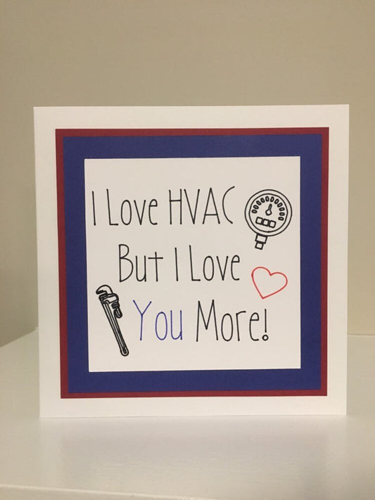 HVAC Valentine's Day Card - VDay - Couple - Love - Valentine