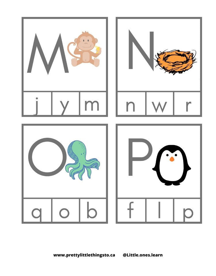 Printable Alphabet Match and Clip Cards - Uppercase & Lowercase *Digital Resource