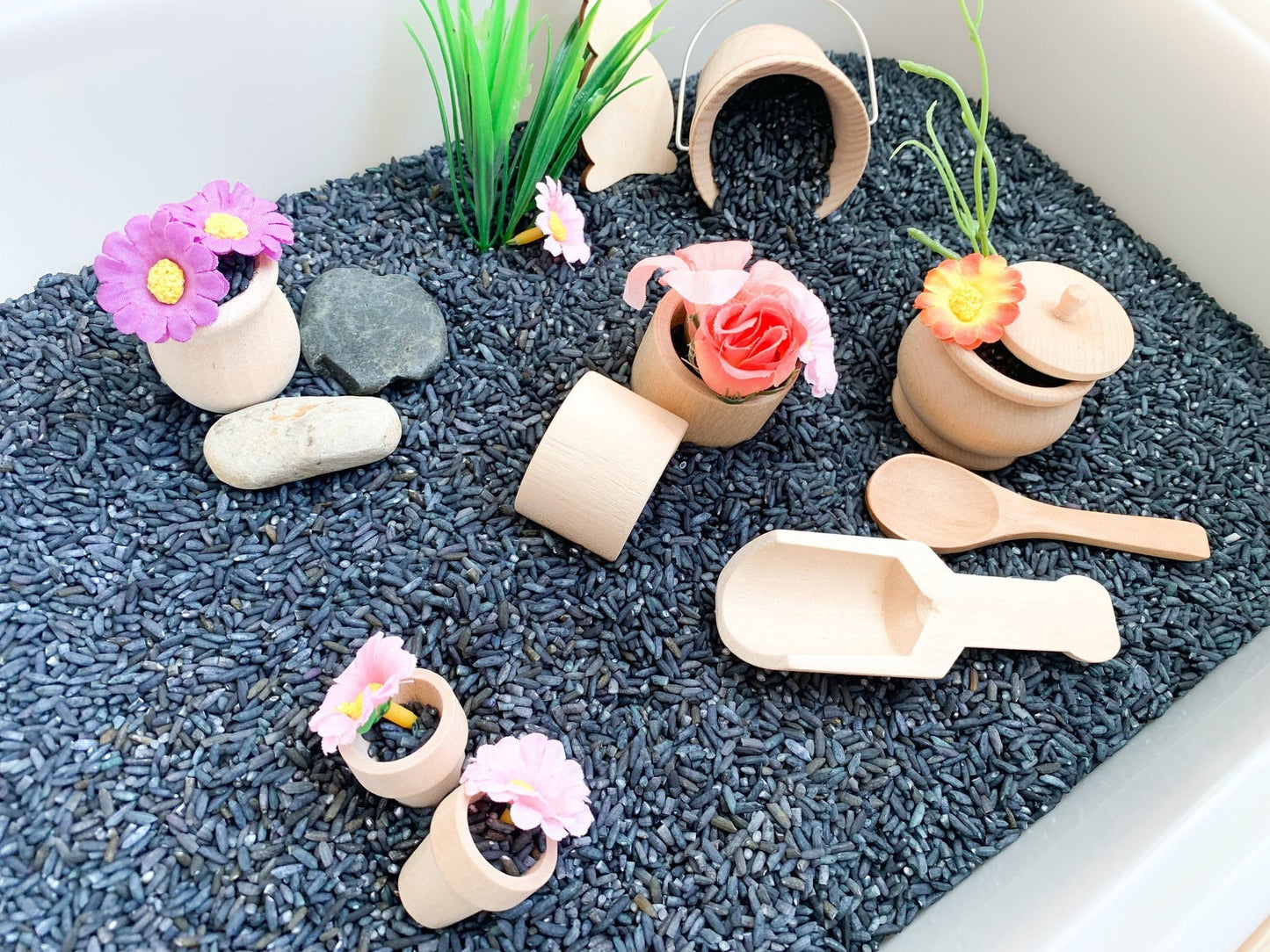 Ultimate Garden Sensory Kit - Rice Sensory Kit - Garden Activity for Kids