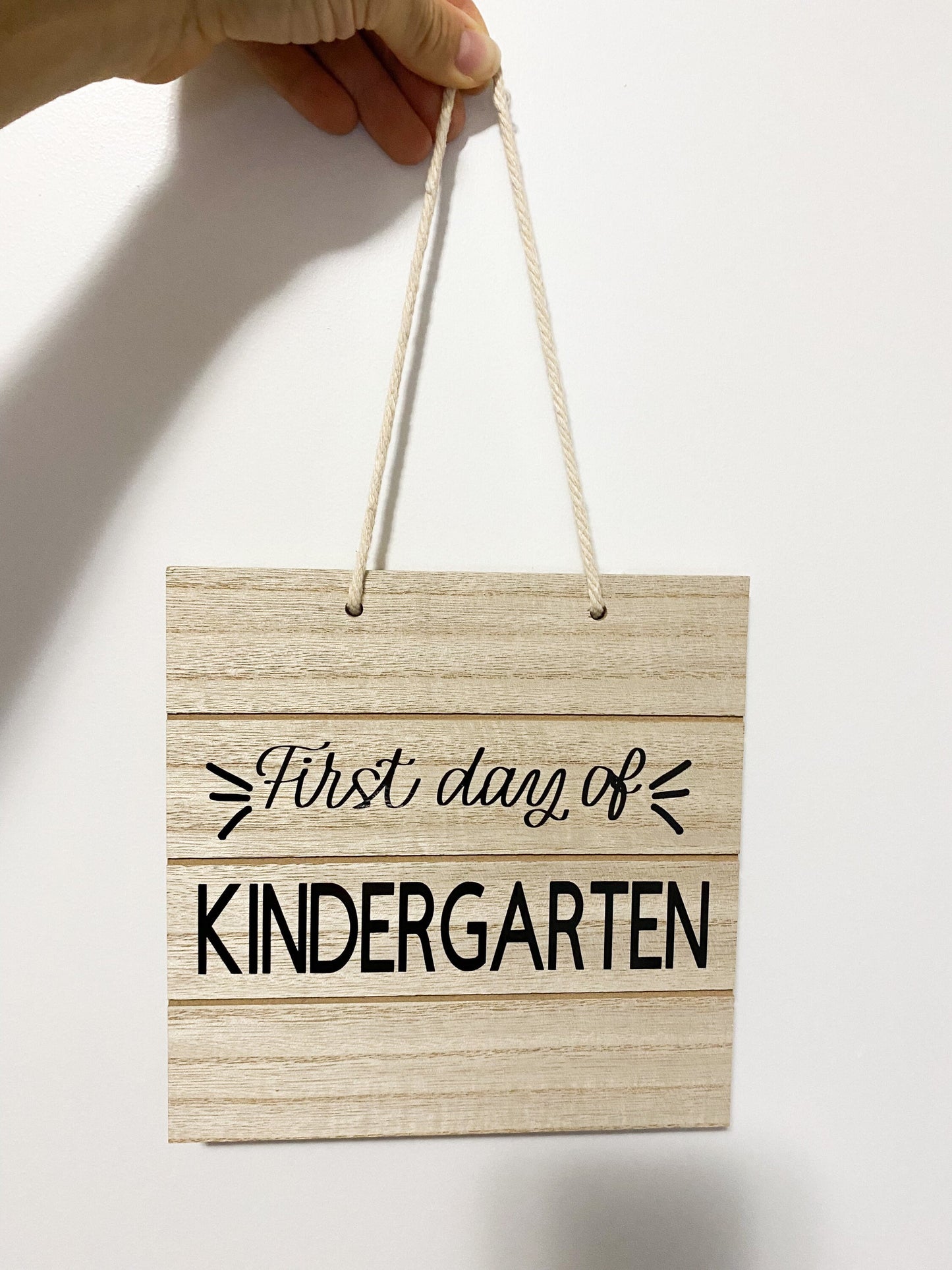 First Day of School Sign - First Day of Kindergarten