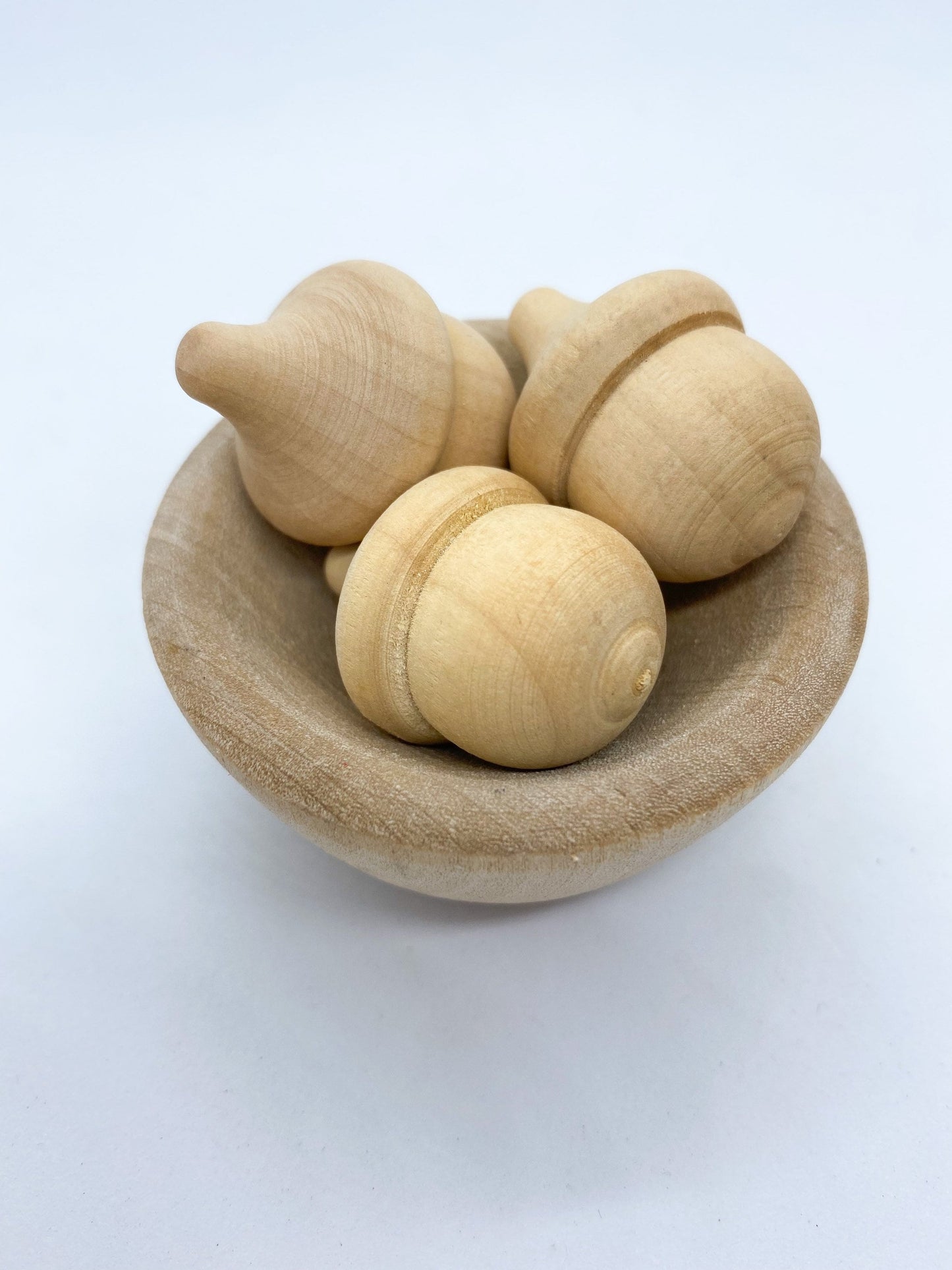 Acorn Sorting Set - Wood Bowl & Acorns