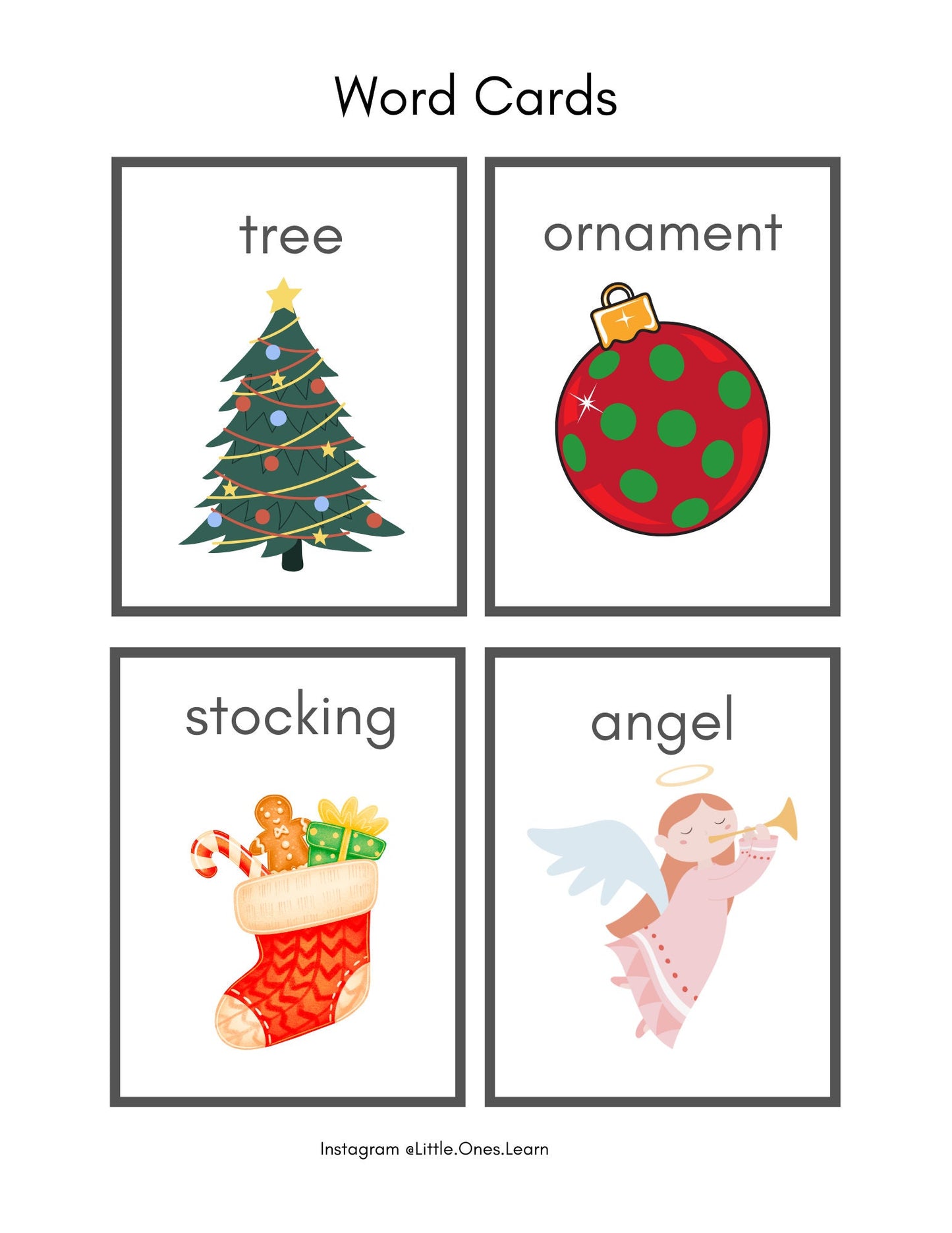 Printable Christmas Themed Literacy & Math Bundle - Plus Advent Calendar Activity Cards