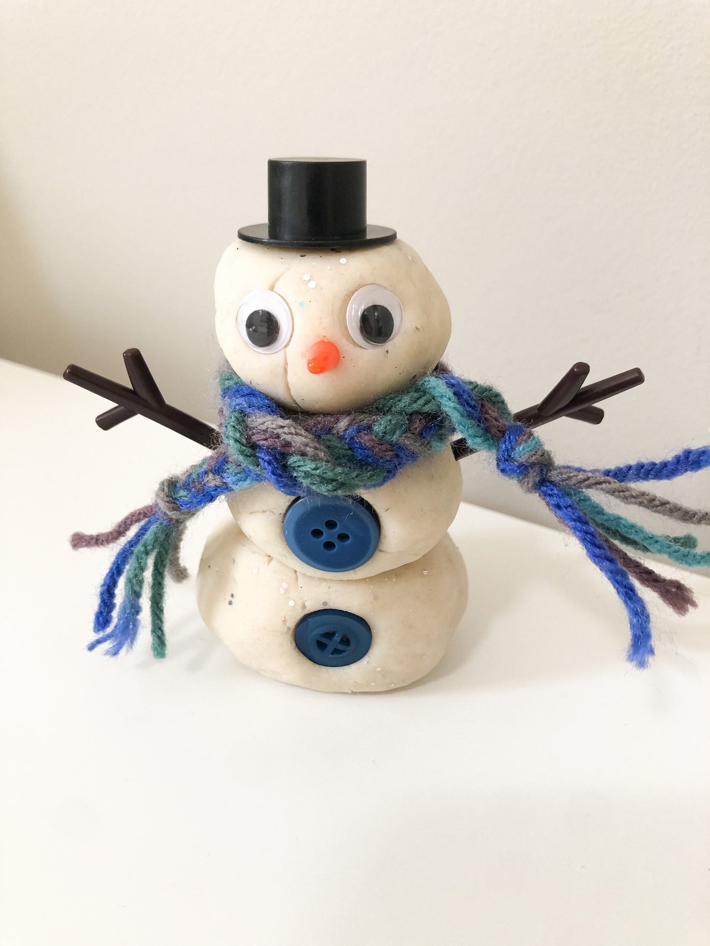 Snowman Playdough Kit - Build a Snowman