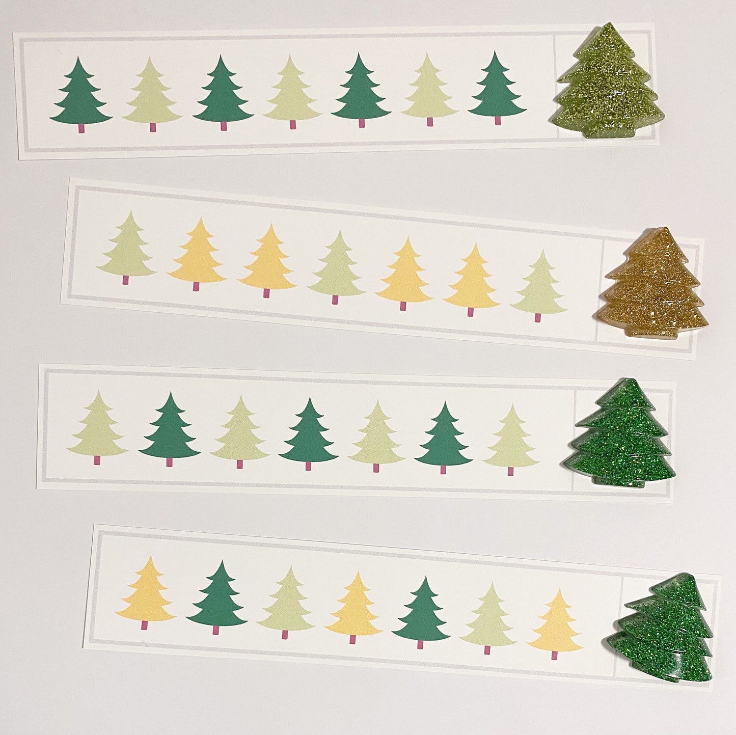 Christmas Tree Patterns - Resin Tree, Resin Loose Parts