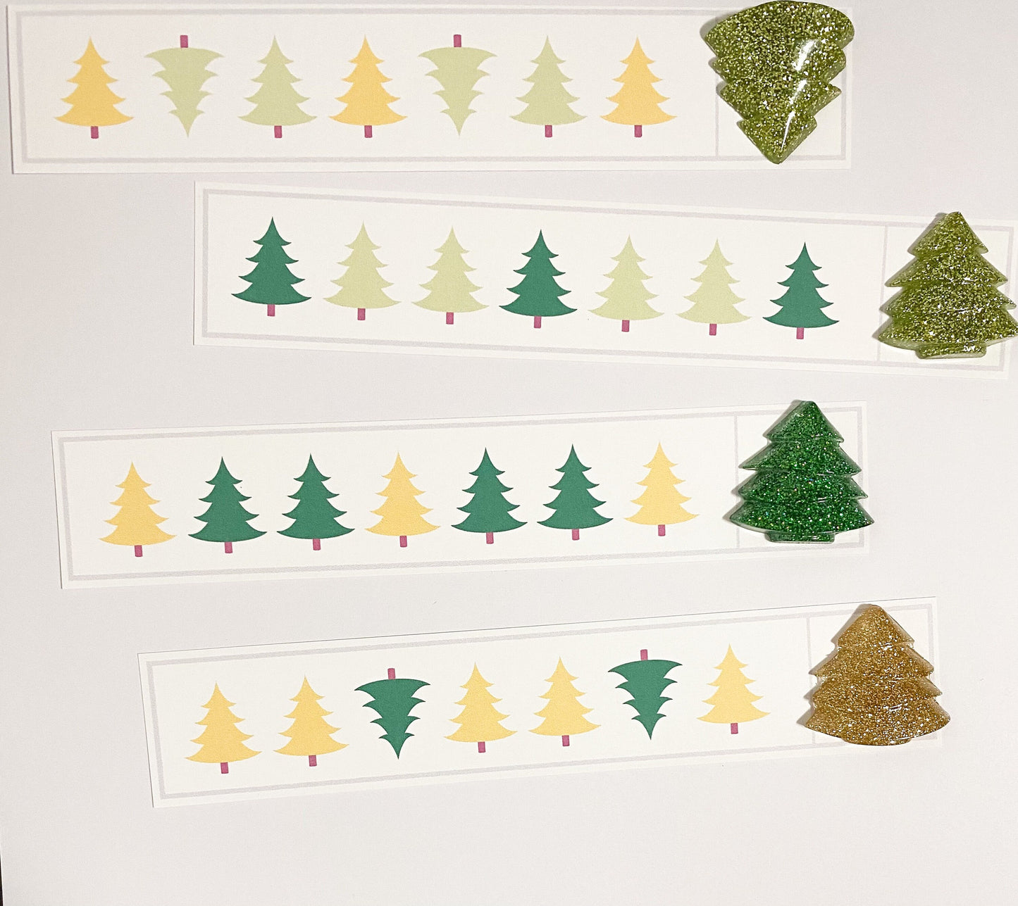 Christmas Tree Patterns - Resin Tree, Resin Loose Parts