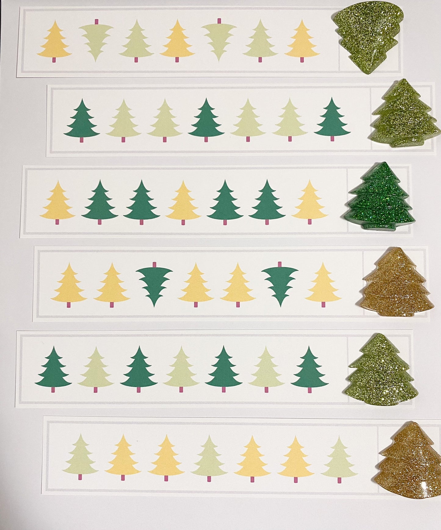 Christmas Tree Patterns - Resin Tree, Resin Loose Parts