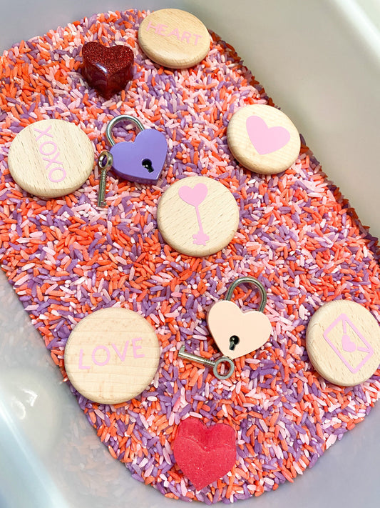 Key to my Heart - Valentine’s Day Sensory Kit