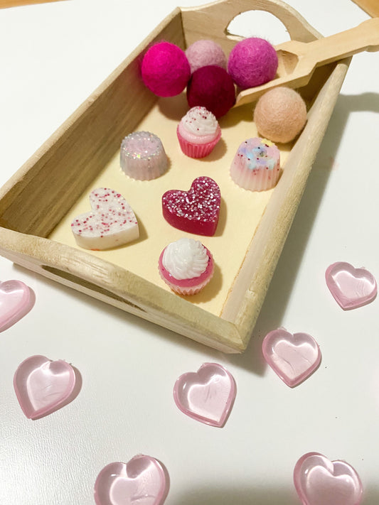 Wooden Sensory Tray - Wooden Tray for Play Kitchen - Wood Tray for Sensory and Fine Motor Practice