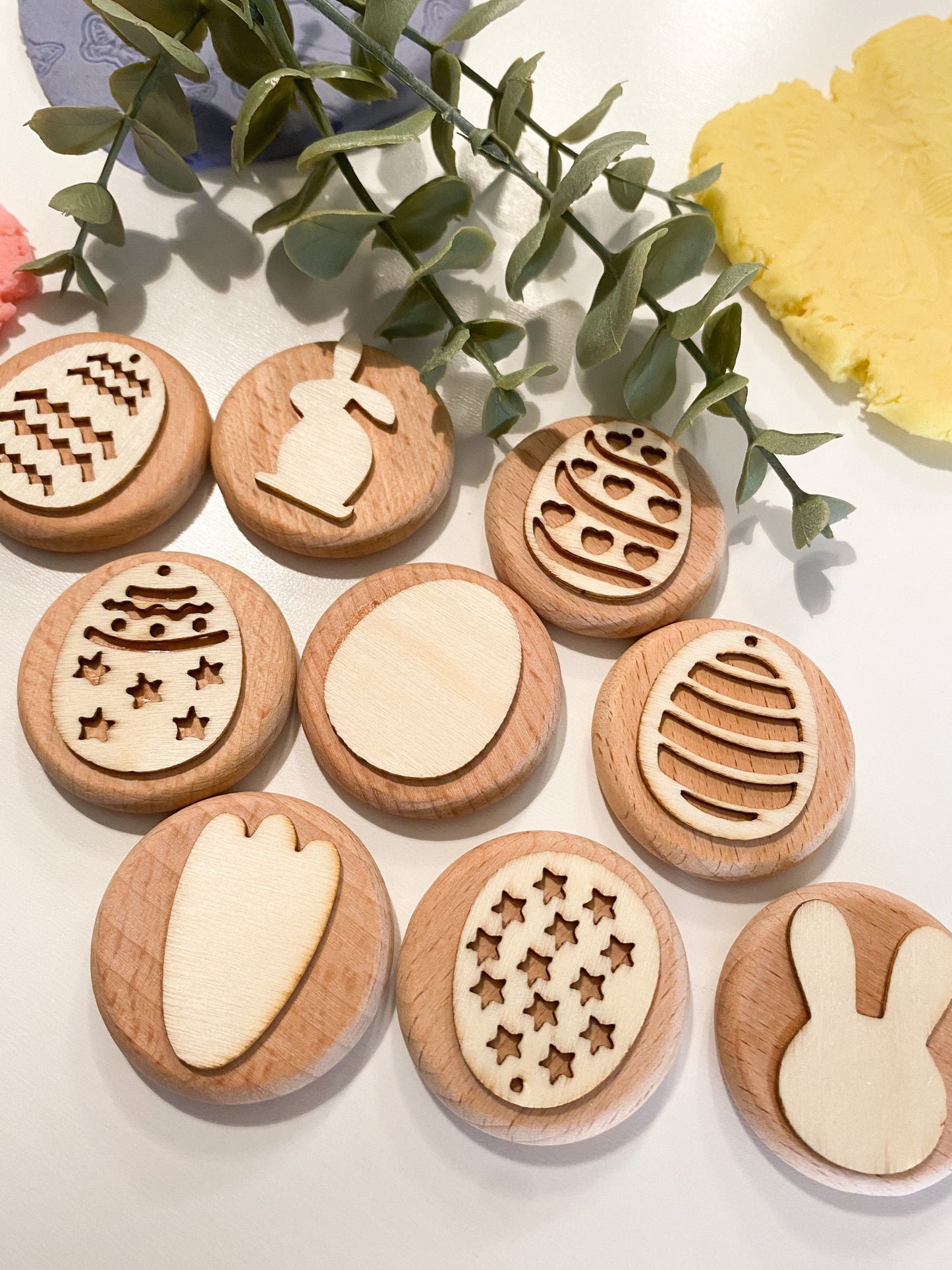 Easter Playdough Stamps - Easter Gift