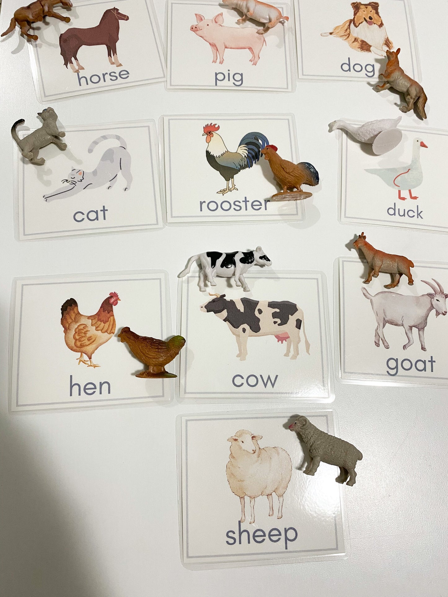 Farm Animals Sensory Kit - Learning Activity - Math and Literacy Farm Animal Kit