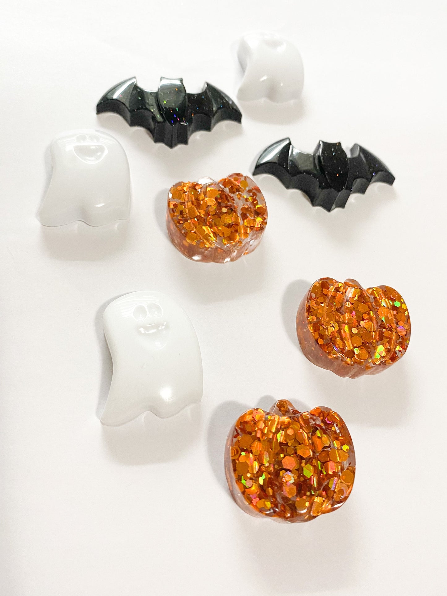 Halloween Resin Pattern Set- Resin Ghosts, Pumpkins and Bats- Halloween Patterns