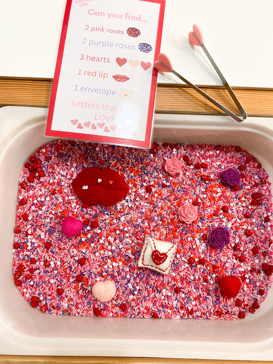 I Spy Sensory Kit for Valentines Day - Valentine’s Day Sensory Kit