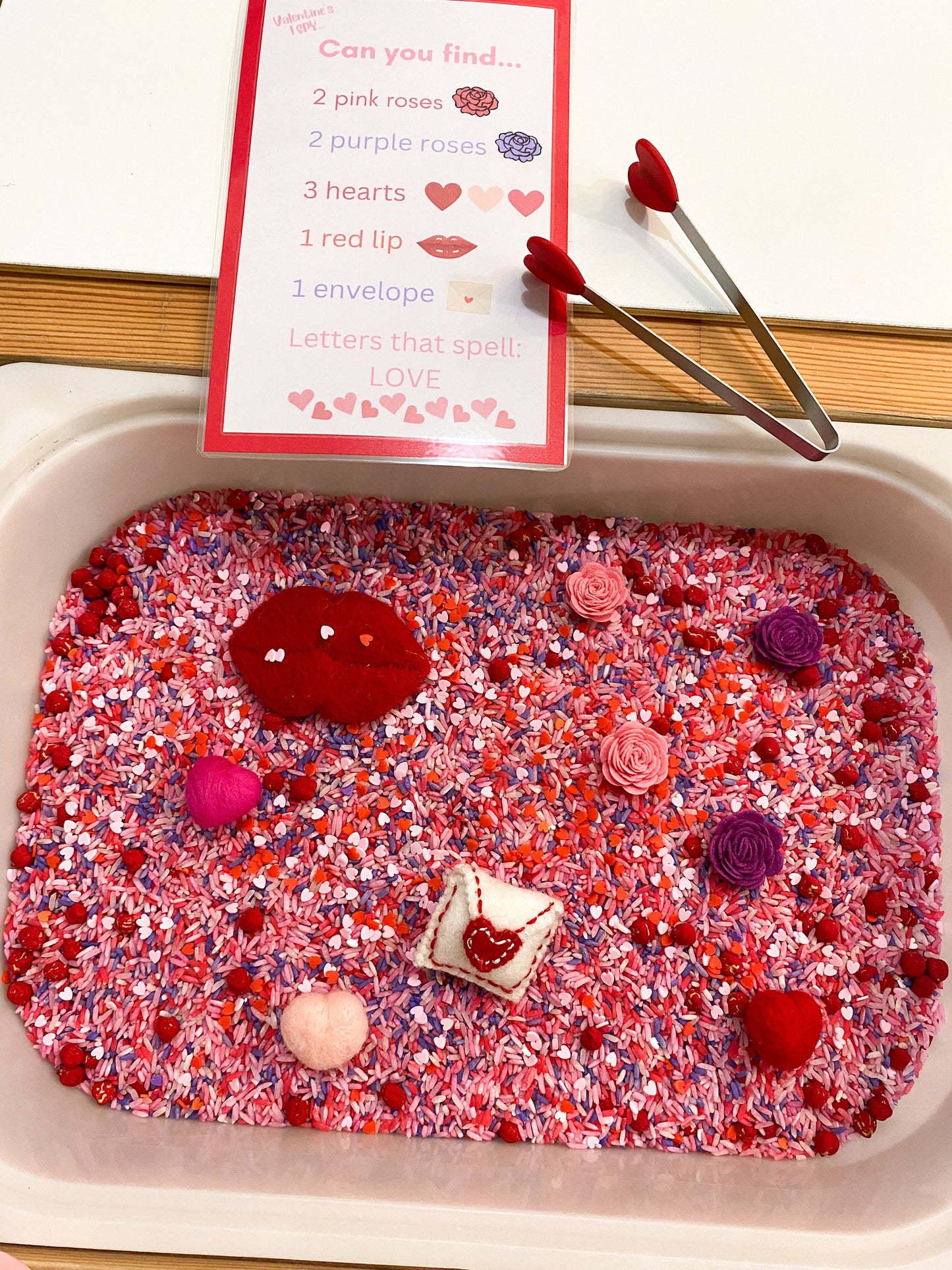 I Spy Sensory Kit for Valentines Day - Valentine’s Day Sensory Kit