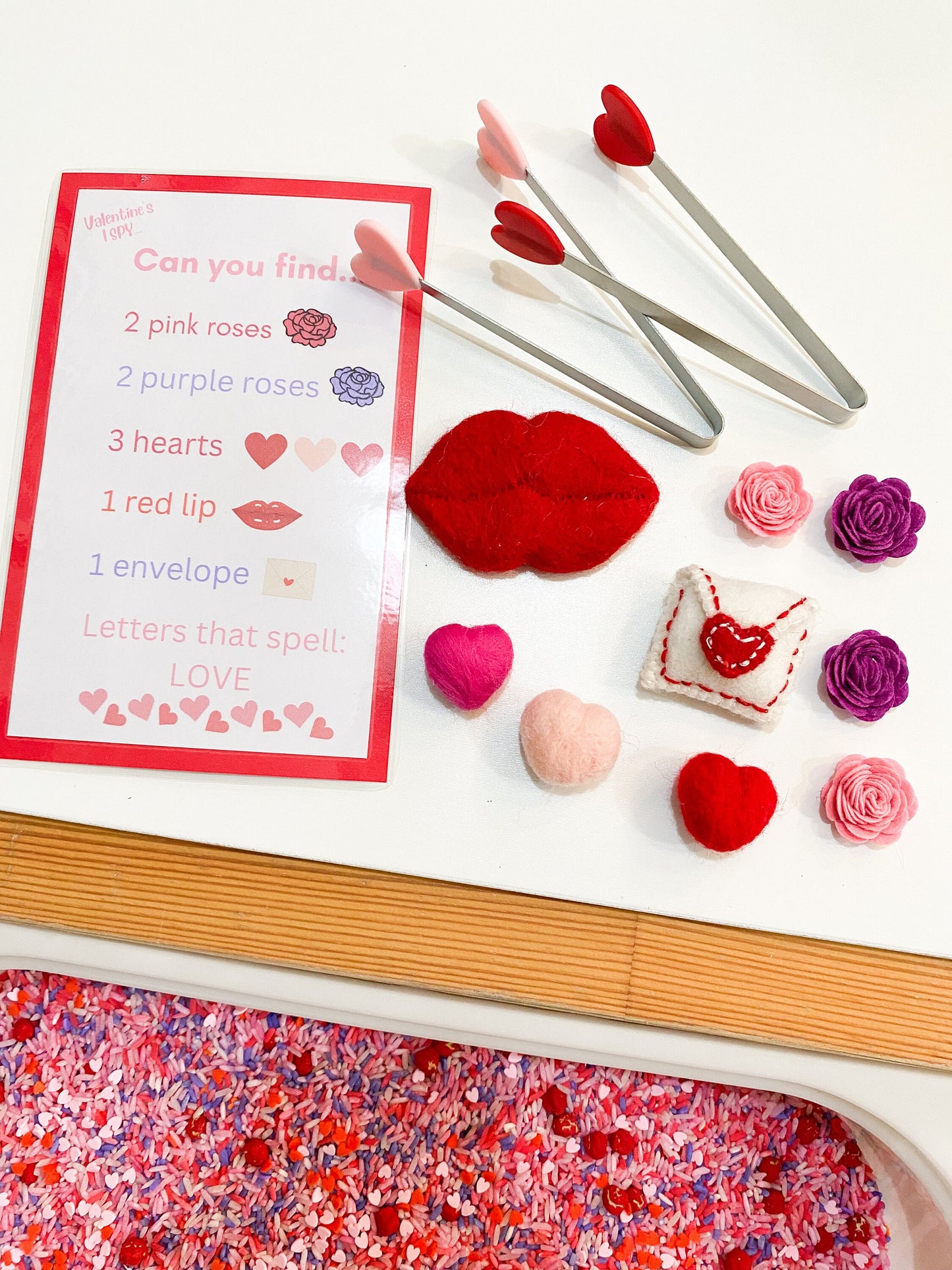 I Spy Sensory Kit for Valentines Day - Valentine’s Day Sensory Kit